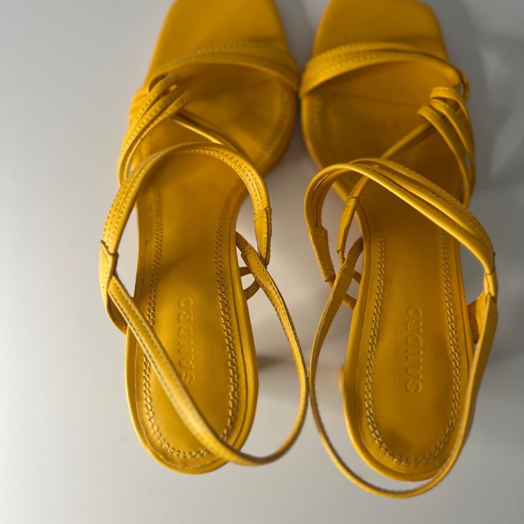 Faye Leather Strappy Heel Sandals - Picture 6 of 7